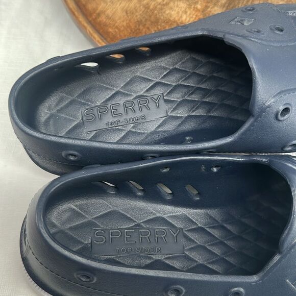 Sperry Shoes Wm 9 A/O Float Blue EVA Slip On Moccasin Boat Shoe Loafer - Picture 10 of 11